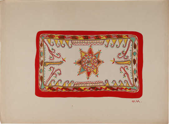 Маврина (Лебедева) Татьяна Алексеевна.  Восточный ковер № 3